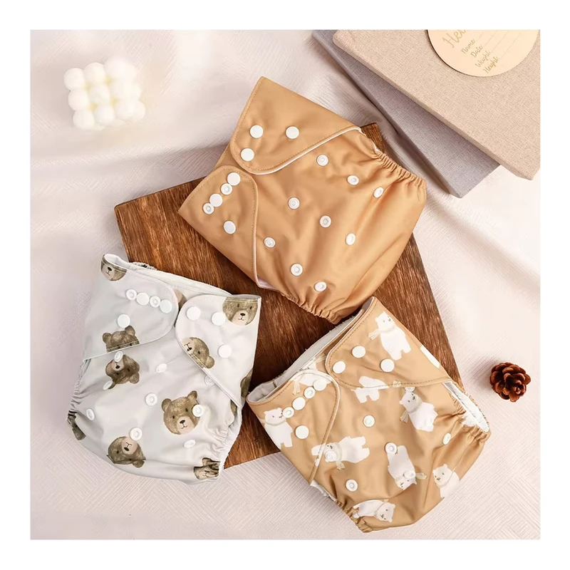Reusable-Washable-Printed-Cloth-Diapers-Ecological-Newborn-Cloth-Nappy-One-Size-Fits-All-Pocket-Diaper Reusable Washable Printed Cloth Diapers Ecological Newborn Cloth Nappy One Size Fits All Pocket Diaper