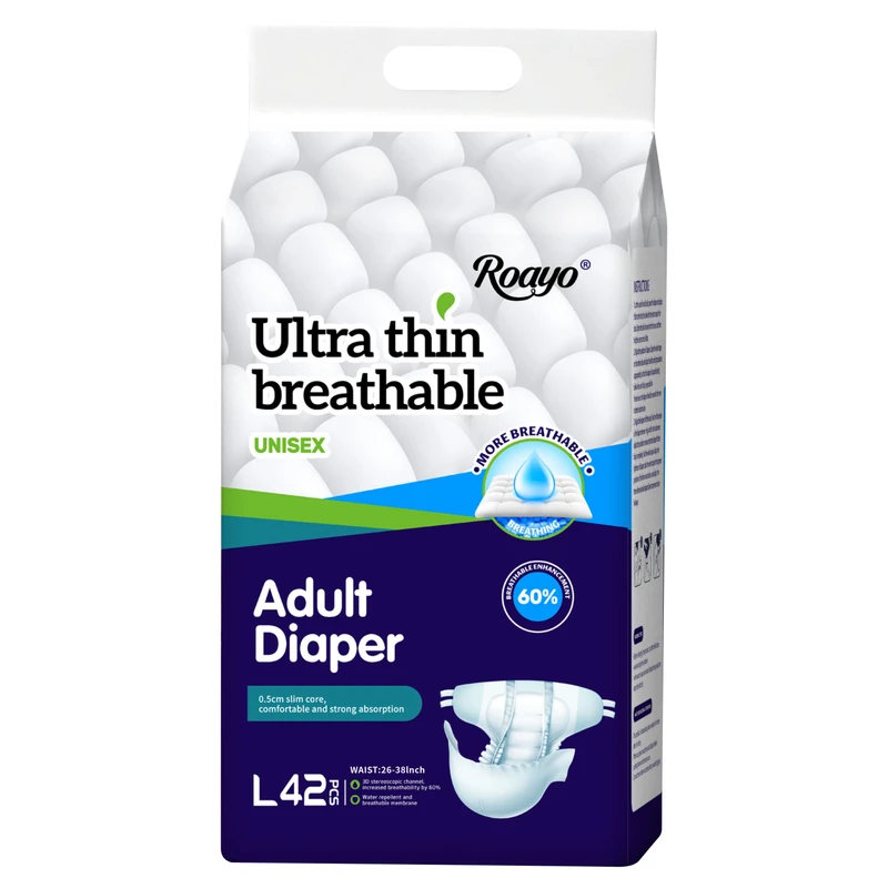 Roayo-Disposable-Adult-Diapers-3D-Leak-Proof-Soft-Breathable-Heavy-duty-Absorbent-Lightweight-and-Not-Heavy Roayo Disposable Adult Diapers 3D Leak Proof Soft Breathable Heavy duty Absorbent Lightweight and Not Heavy