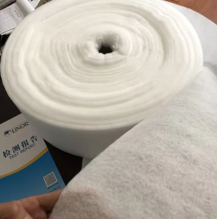 Soft-Skin-Friendly-Elastic-Fiber-Hot-Air-Cotton-Nonwoven-Lightweight-Breathable-Anti-Static-Raw-Materials-for-Sanitary-Napkins Soft Skin Friendly Elastic Fiber Hot Air Cotton Nonwoven Lightweight Breathable Anti Static Raw Materials for Sanitary Napkins