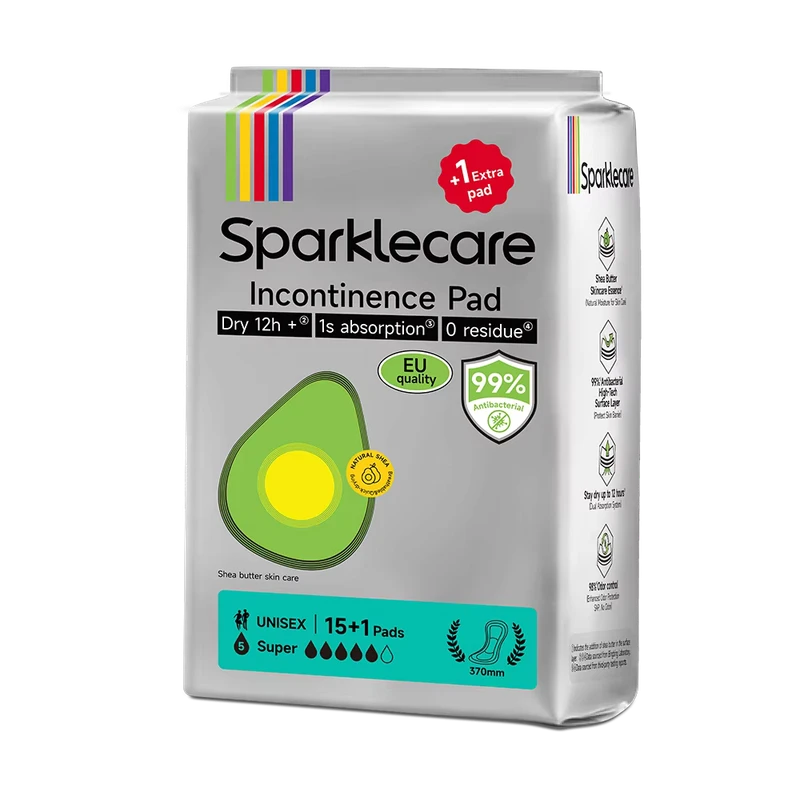 Sparklecare-Home-370mm-Higher-Disposable-Sanitary-Napkin-Overnight-Incontinence-Pads-Anti-Side-Leakage-Leak-Guard-Adult-Diaper Sparklecare Home 370mm Higher Disposable Sanitary Napkin Overnight Incontinence Pads Anti Side Leakage Leak Guard Adult Diaper