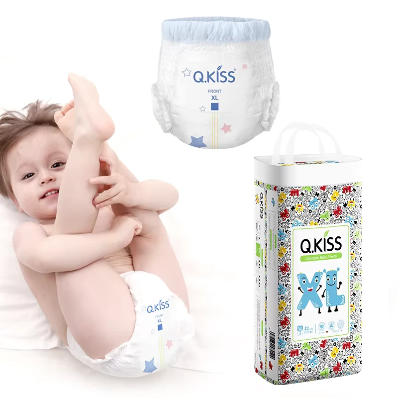 Super-Absorbent-Core-Nappy-Keeps-Babies-Dry-Instantly-Ultra-Soft-Premium-Baby-Diapers-With-3D-Leak-Prevention-Sizes-S-XL-Q-Kiss Super Absorbent Core Nappy Keeps Babies Dry Instantly Ultra Soft Premium Baby Diapers With 3D Leak Prevention Sizes S XL Q Kiss