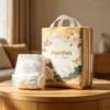 Super Soft Dry Disposable Baby Diapers with Non Woven Fabric 3D Leak Prevention & Printed Design for All Day Skin Protection 2 Super Soft Dry Disposable Baby Diapers with Non Woven Fabric 3D Leak Prevention Printed Design for All Day Skin Protection 1