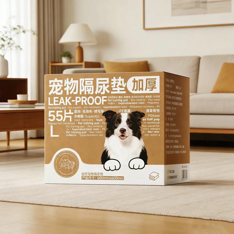 Thick-Printed-High-Absorption-Disposable-Training-Underpad-for-Pet-Dog Thick Printed High Absorption Disposable Training Underpad for Pet Dog