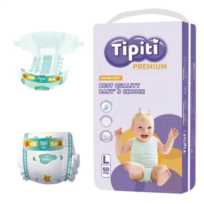 Tipiti-Printed-Baby-Diapers-OEM-ODM-Breathable-Magic-Cotton-Disposable-3D-Leak-Proof-Dry-Absorbent Tipiti Printed Baby Diapers OEM ODM Breathable Magic Cotton Disposable 3D Leak Proof Dry Absorbent
