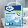 Tipiti for Disposable Adult Diaper Men Women Ultra Thick Non Woven 3D Leak Prevention Soft Breathable Absorption Sizes S XXL 1 Tipiti for Disposable Adult Diaper Men Women Ultra Thick Non Woven 3D Leak Prevention Soft Breathable Absorption Sizes S XXL
