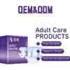 Two Tab Disposable Adult Diapers Premium Plastic Backed Style for Hospital Incontinence Care