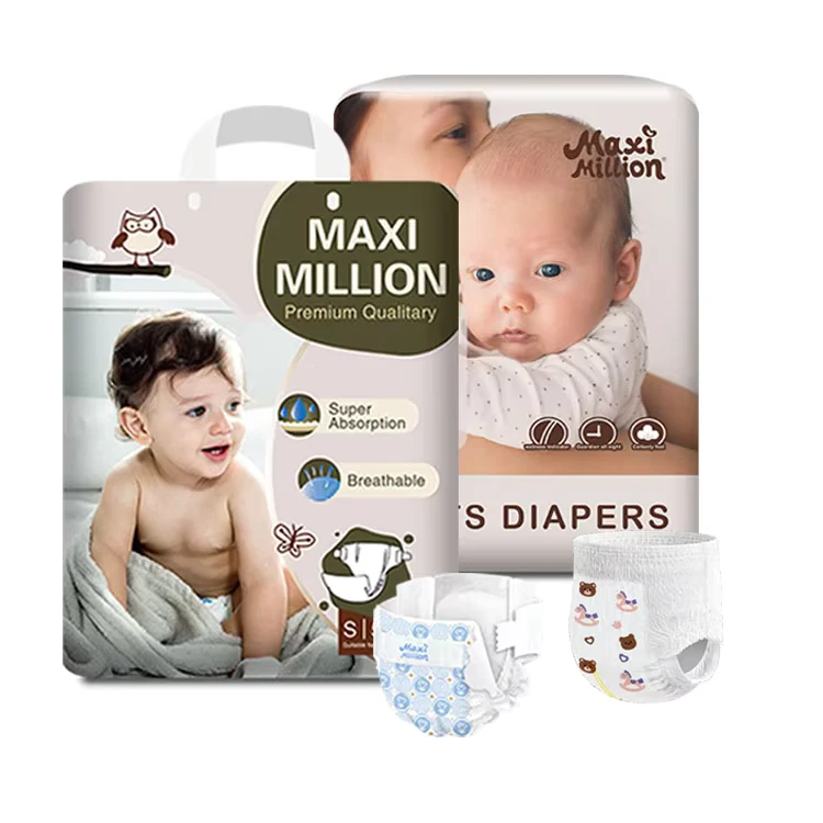 Ultra-Absorbent-Baby-Tape-Diapers-Premium-Quality-Disposable-Pants-Customizable-OEM-Brand-Free-Sample-SAP-Material-Super-Plain Ultra Absorbent Baby Tape Diapers Premium Quality Disposable Pants Customizable OEM Brand Free Sample SAP Material Super Plain