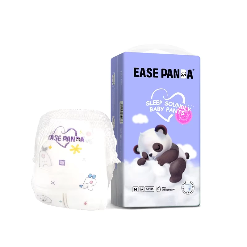 Ultra-Thin-High-Absorbency-Baby-Pull-up-Diaper-3D-Leak-Guard-Customized-Waist-Size-Baby-Training-Pants Ultra Thin High Absorbency Baby Pull up Diaper 3D Leak Guard Customized Waist Size Baby Training Pants