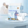 Ultra Thin Soft Disposable Adult Diaper Skin Friendly Non Woven High Elastic Waist Design Comfort Incontinence Adult Diaper 1 Ultra Thin Soft Disposable Adult Diaper Skin Friendly Non Woven High Elastic Waist Design Comfort Incontinence Adult Diaper