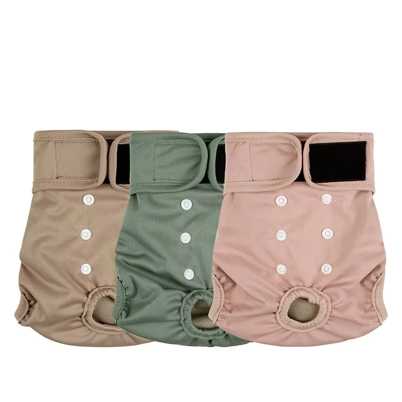 Washable-Female-Dog-Diapers-Premium-Reusable-Diapers-for-Doggie-Absorbent-Diapers-for-Pet-Incontinence-with-Adjustable-Snaps Washable Female Dog Diapers Premium Reusable Diapers for Doggie Absorbent Diapers for Pet Incontinence with Adjustable Snaps