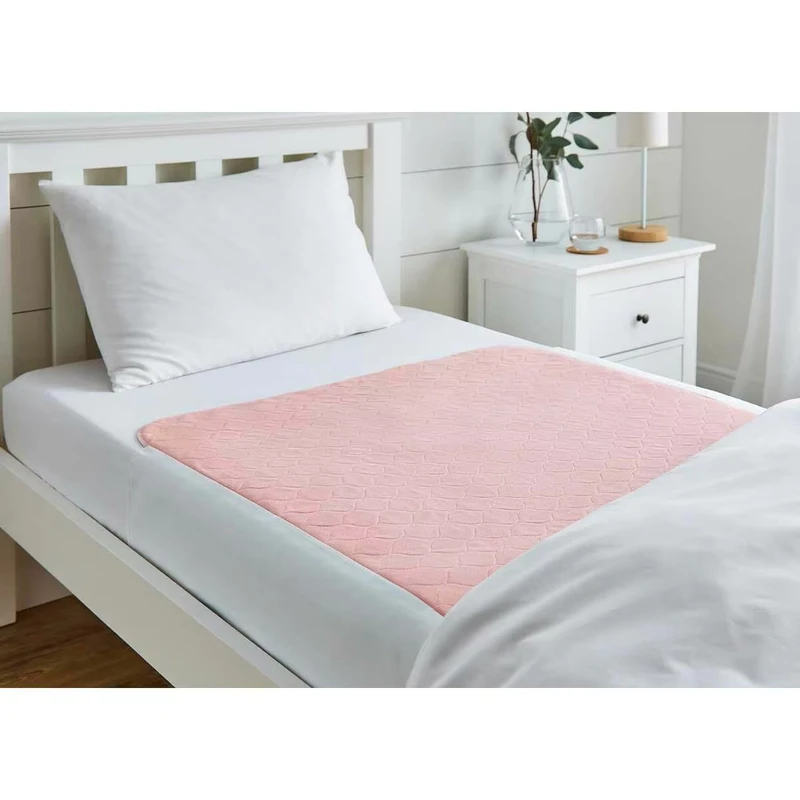 Washable-Reusable-Bed-Underpad-Incontinence-Bed-Pad-Absorbent-Pee-Pad-Adult-Large-Diaper-with-Wing-Flap-Waterproof-Sheet-Pink-1 Washable Reusable Bed Underpad Incontinence Bed Pad Absorbent Pee Pad Adult Large Diaper with Wing Flap Waterproof Sheet Pink 1