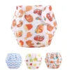 Washable Reusable Nappies Adjustable Cartoon Baby Cloth Diaper Pants 2 Washable Reusable Nappies Adjustable Cartoon Baby Cloth Diaper Pants