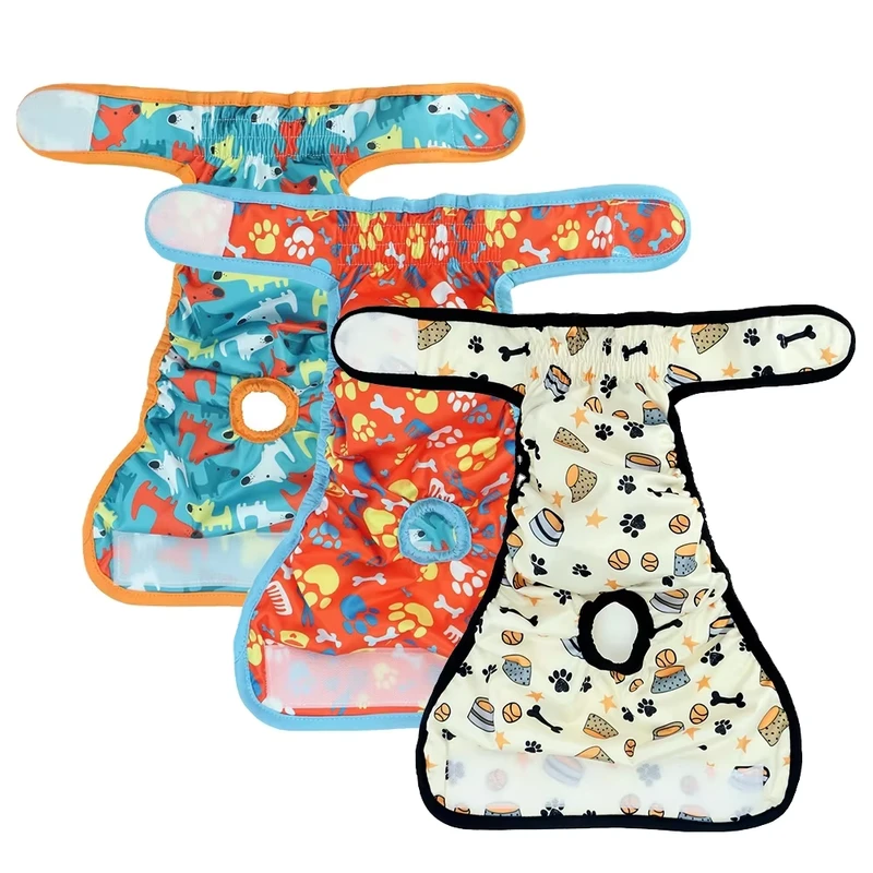 Washable-Reusable-Premium-Female-Dog-Diapers-Adjustable-Polyester-Material-for-Medium-Large-Small-Dogs Washable Reusable Premium Female Dog Diapers Adjustable Polyester Material for Medium Large Small Dogs