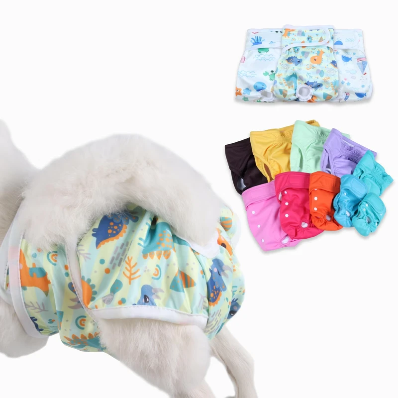 Washable-Reusable-Premium-Female-Dog-Diapers-Dog-Period-Panties-With-Adjustment-Buckle-1 Washable Reusable Premium Female Dog Diapers Dog Period Panties With Adjustment Buckle 1