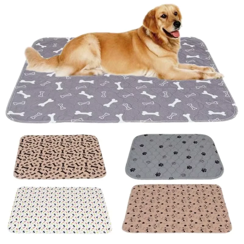 Washable-Reusable-Printed-Viscose-Polyester-Cloth-Pee-Pad-Diapers-for-Dogs-Reptiles-Heavy-Absorbency-Breathable Washable Reusable Printed Viscose Polyester Cloth Pee Pad Diapers for Dogs Reptiles Heavy Absorbency Breathable