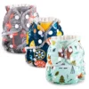 Waterproof Baby Cloth Reusable Diapers Washable Nappies 2 Waterproof Baby Cloth Reusable Diapers Washable Nappies