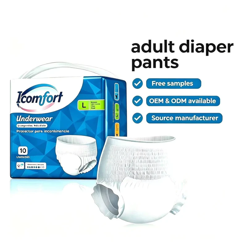Wholesaler-Factory-Price-Custom-Thick-Adult-Pull-up-Diapers-Disposable-Multi-Layer-Design-High-Absorbent-Diaper-Pants-for-Adults Wholesaler Factory Price Custom Thick Adult Pull up Diapers Disposable Multi Layer Design High Absorbent Diaper Pants for Adults