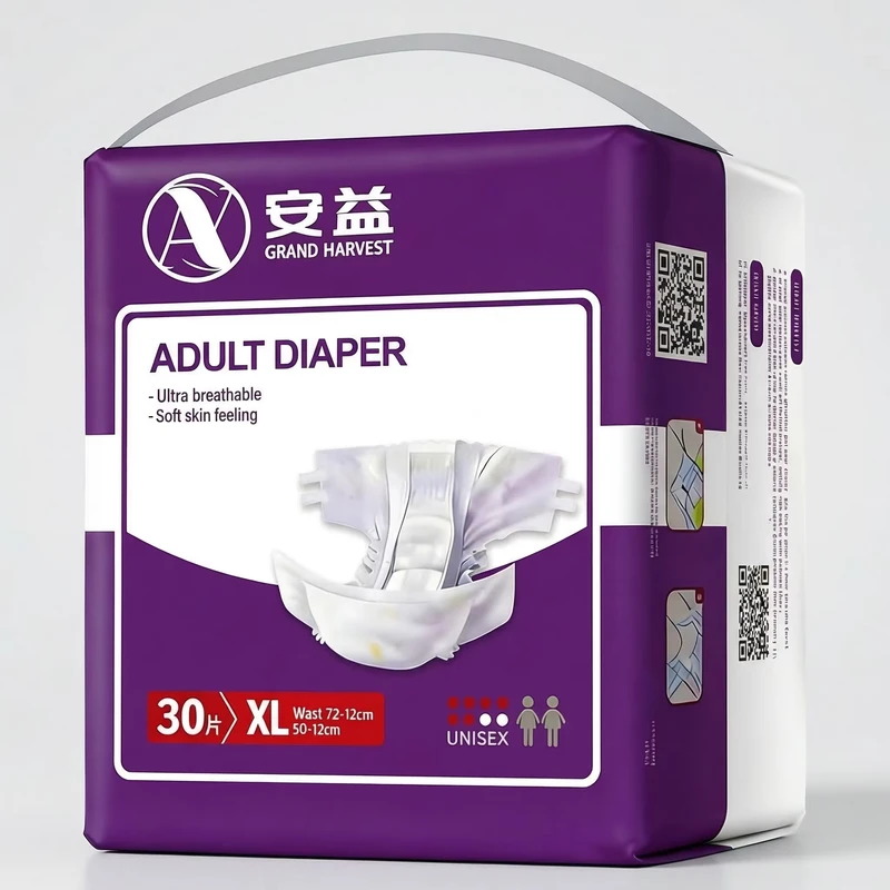 XL-Extra-Large-Disposable-Adult-Diapers-Leak-Guard-Dry-Surface-Absorption-Printed-PE-Film-Material-10-Piece-Pack XL Extra Large Disposable Adult Diapers Leak Guard Dry Surface Absorption Printed PE Film Material 10 Piece Pack